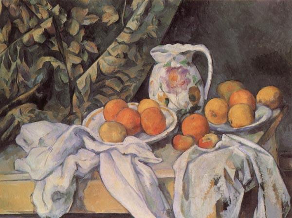 Paul Cezanne Still life with Drapery Sweden oil painting art